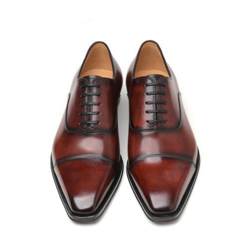 【新品】UROK手工男士皮鞋 英伦商务正装男鞋 商品图3