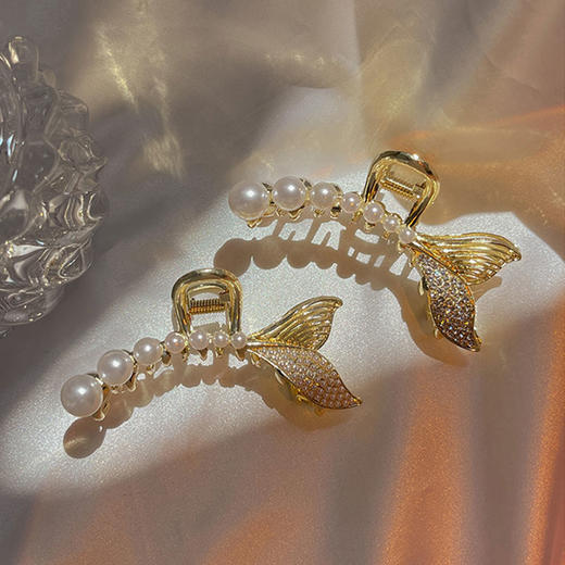 网红鱼尾后发夹小巧精致发卡 商品图2