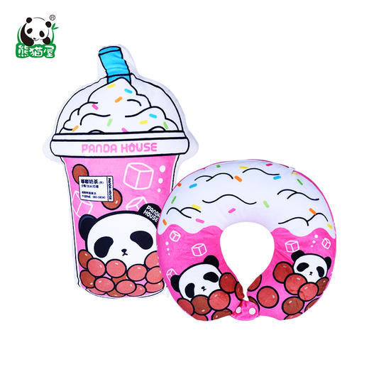 熊猫屋PANDAHOUSE 光看就会胖系列 变形颈枕 商品图2
