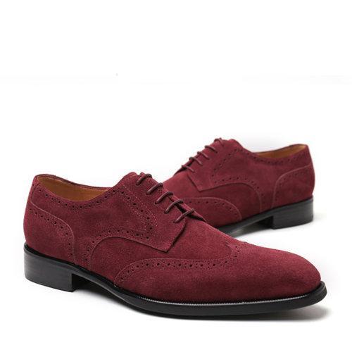 【新品】UROK手工翻毛皮皮鞋 男士商务正装男鞋 商品图4