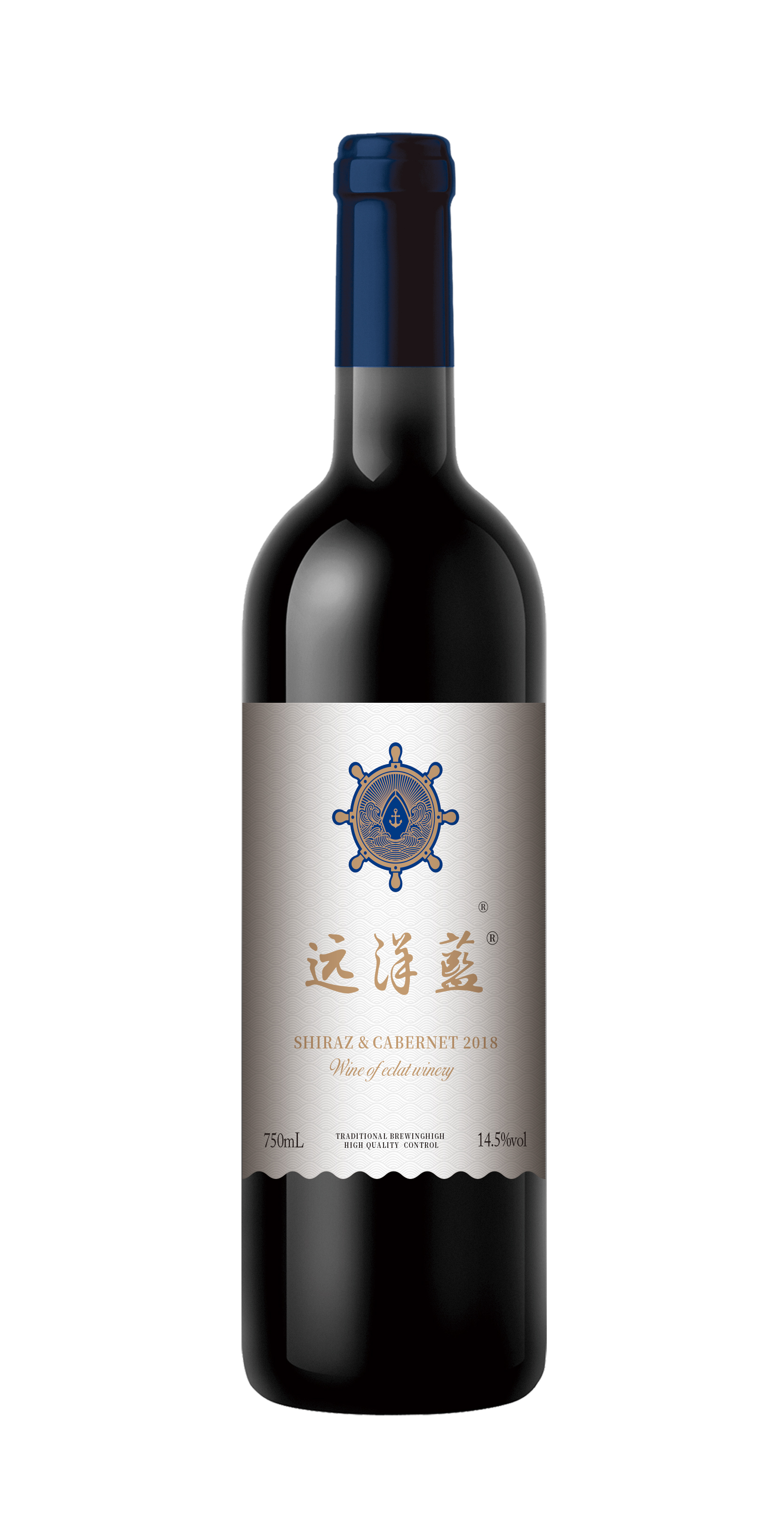 远洋蓝西拉子赤霞珠干红葡萄酒，750ML/瓶