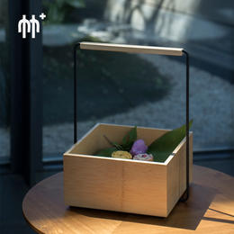 竹加云境竹茶具收纳盒茶盒中式便携提篮食盒野餐篮礼品茶饼储物盒