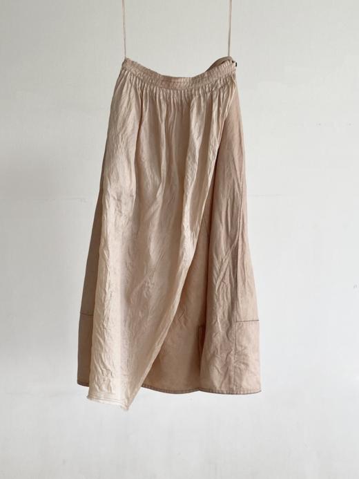 Phaedo 本白色/紫灰色/灰色拼面料半裙 商品图11