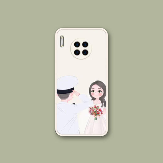 【定制军恋手机壳系列液态硅胶/皮纹壳材质古董白色，定制不退换下单请备注手机型号】 商品图4