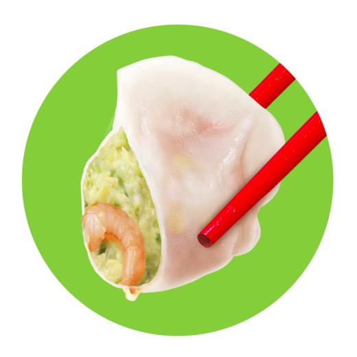 #10友谊水饺：角瓜鸡蛋虾仁水饺 商品图1