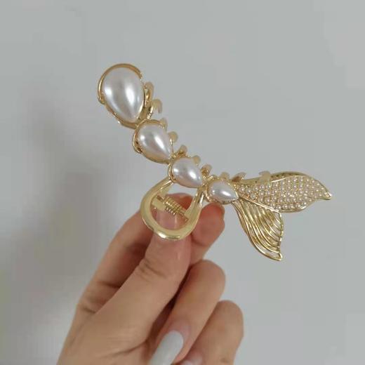 两只装 日系仿猫眼鱼尾发夹抓夹 商品图8