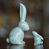 兔子陶瓷摆件 创意青瓷 商品缩略图1