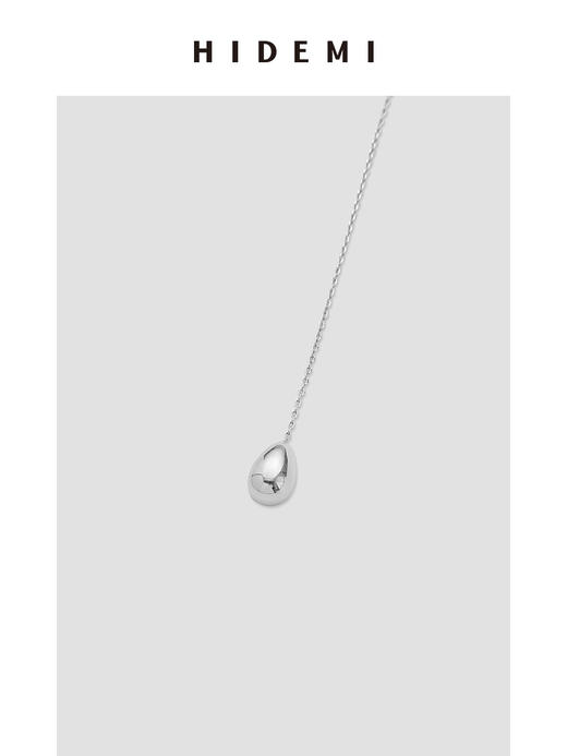 HIDEMI简约设计感双水滴项链 商品图5