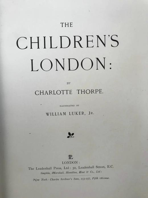 限量250册！约20世纪早期 孩子们的伦敦 数百幅插图 漆布精装16开 商品图2