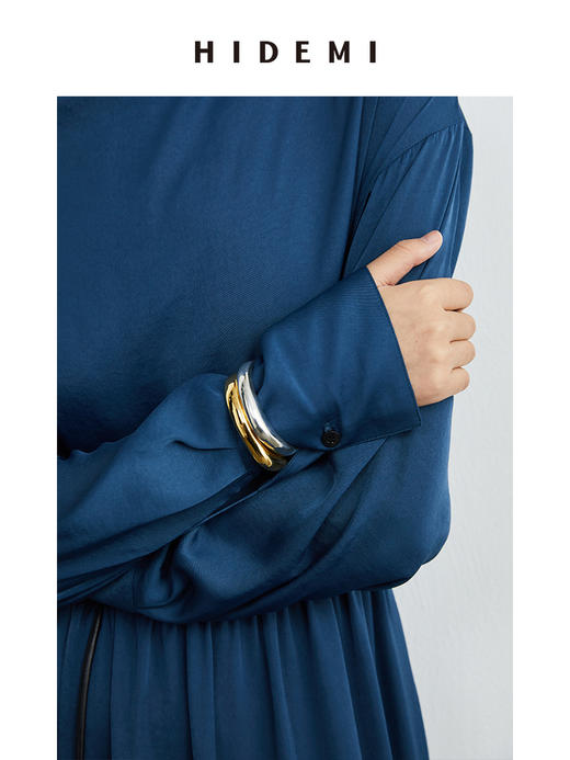 HIDEMI简约设计感异形手镯 金色/银色 商品图6