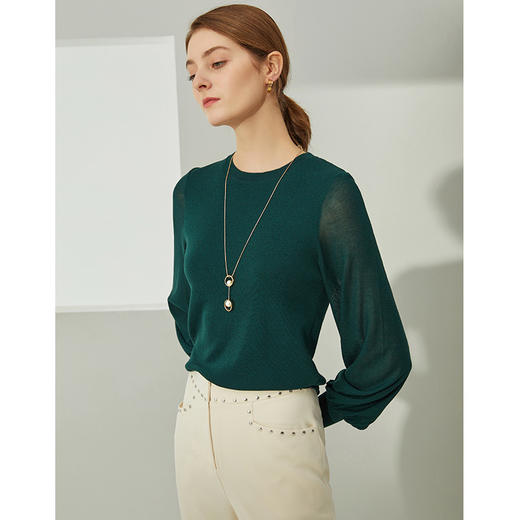 下架勾丝-EITIE 爱特爱6401105针织衫 商品图1