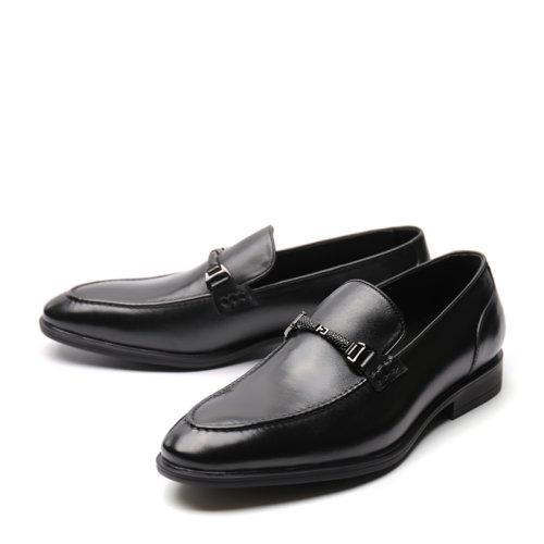 【新品】UROK男士手工擦色软皮乐福鞋套脚皮鞋商务正装男鞋 商品图6