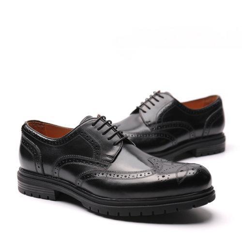 【新品】UROK男士手工布洛克雕花休闲德比鞋时尚男鞋 商品图9