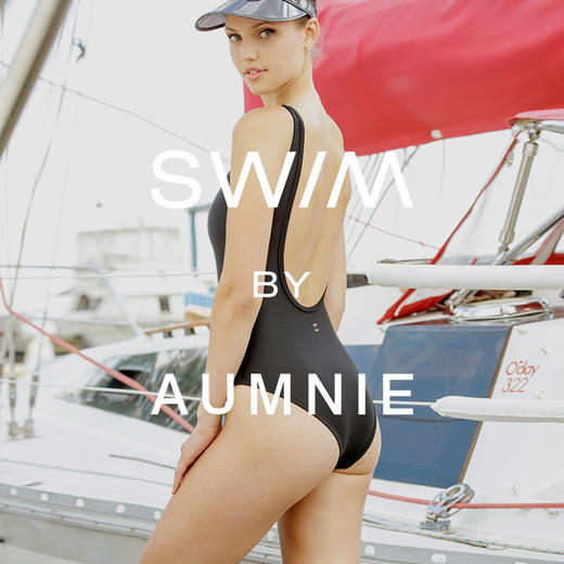 大露背基本款连体泳衣 Open Back Swimsuit 商品图0