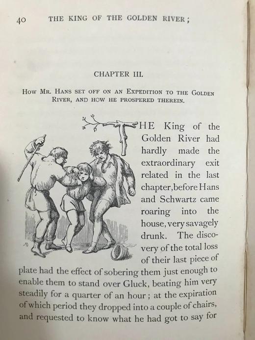 1907年 约翰·罗斯金《金河王》 21幅精美插图 布面精装36开 商品图9