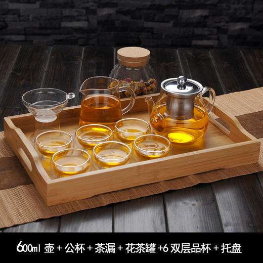 【茶具】耐热玻璃茶具套装 红茶煮茶壶茶杯 商品图4