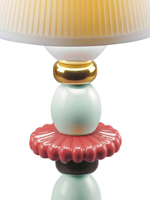订购8周到｜LLADRÓ-Lotus Firefly-萤火之光 瓷台灯［西班牙设计师] 商品图4