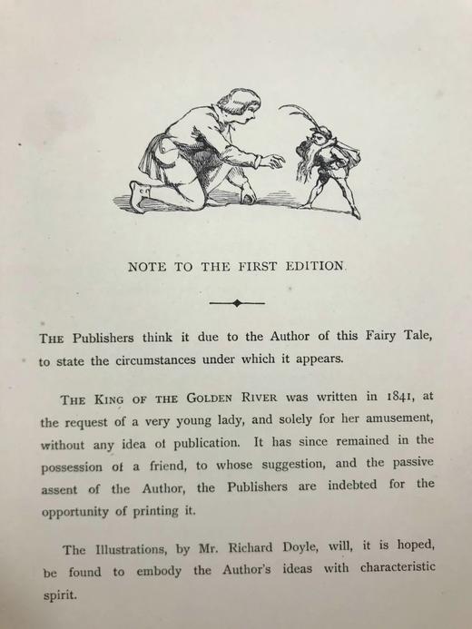 1907年 约翰·罗斯金《金河王》 21幅精美插图 布面精装36开 商品图5