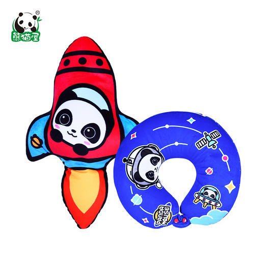 熊猫屋PANDAHOUSE 光看就会胖系列 变形颈枕 商品图4