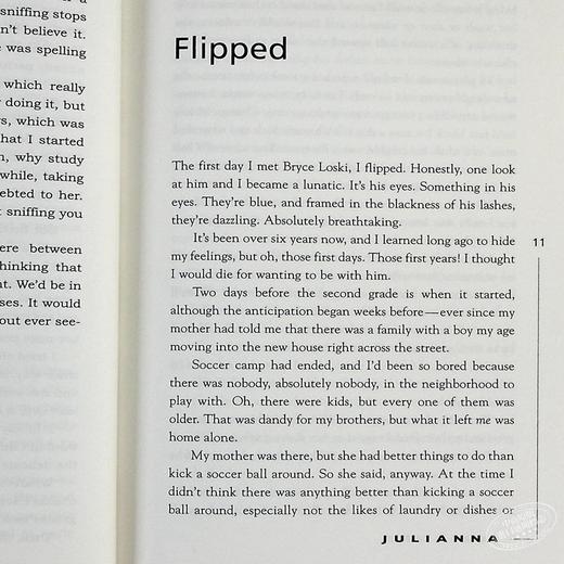Flipped 怦然心动 （精装）英文原版精装 电影原著小说 文德琳 Wendelin 韩寒推荐 商品图7