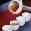 甜白瓷公道杯纯白陶瓷分茶器简约带把公平杯倒茶杯子功夫茶具配件 商品缩略图1