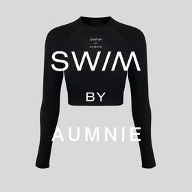 冲浪防晒长袖短款上衣 Cropped Rashguard Top