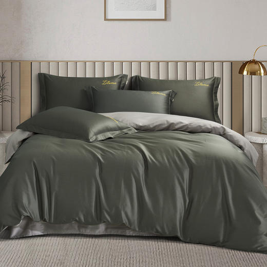 利路米2021秋季新款60s麦盖提长绒棉贡缎四件套 商品图6