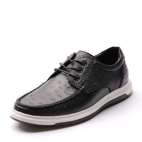 【21春夏新品】UROK新品鸵鸟皮时尚休闲男鞋软底防滑休闲鞋 商品图2