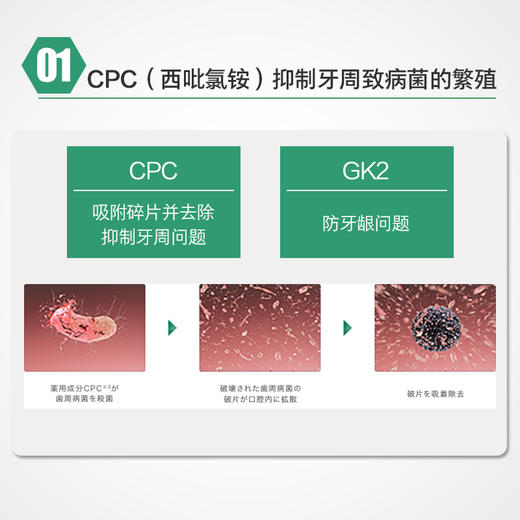 【品牌直发】包邮！日本进口GUM牙周护理牙膏120g 含氟量900ppmF 商品图1