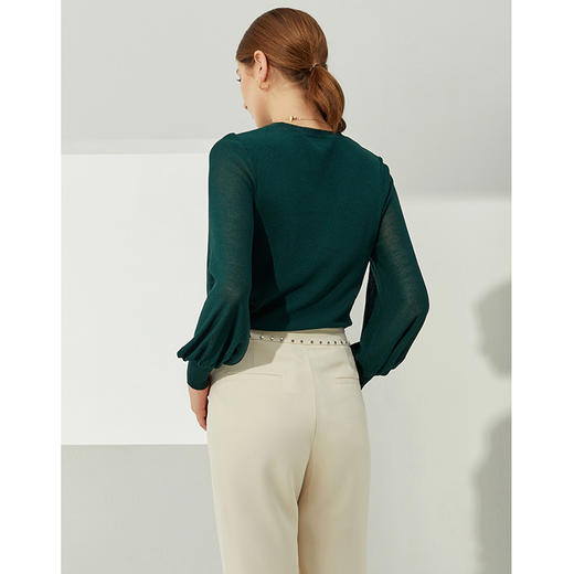 下架勾丝-EITIE 爱特爱6401105针织衫 商品图4