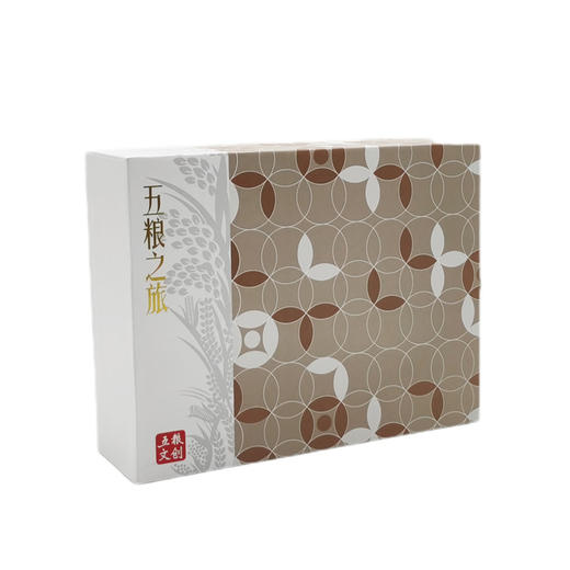 五粮文创·小老酒酒樽礼盒（内含小老酒 56度 50mL*1瓶；小酒樽酒杯*4只） 商品图1