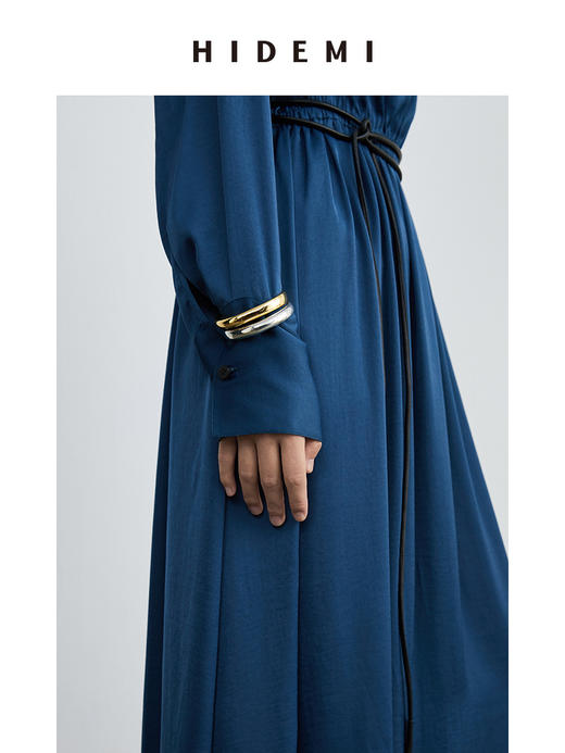 HIDEMI简约设计感异形手镯 金色/银色 商品图5