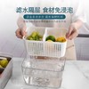 家用沥水篮蔬菜水果保鲜盒冰箱专用冷冻带盖收纳盒厨房食品密封盒 商品缩略图4
