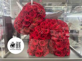 至尊独角兽🦄【爱情守护神】永生玫瑰花制作（超大永摆放）