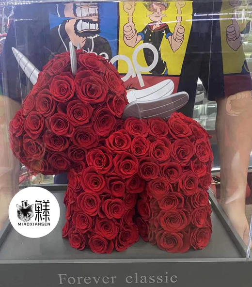 至尊独角兽🦄【爱情守护神】永生玫瑰花制作（超大永摆放） 商品图2
