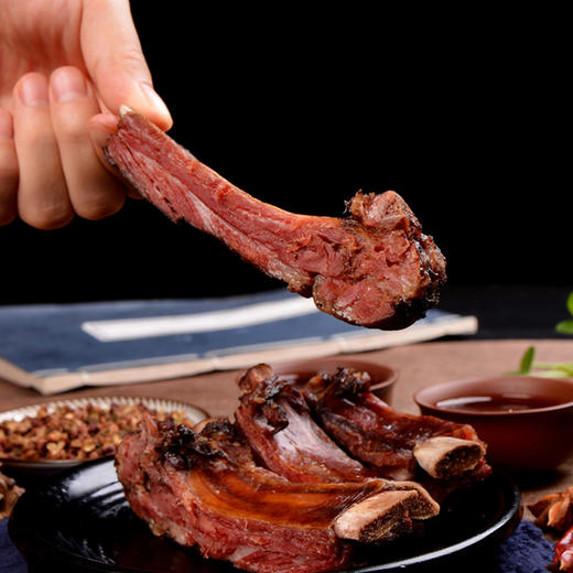 恩施 恩施鑫硒余晓明烟熏腊排骨500g 商品图1