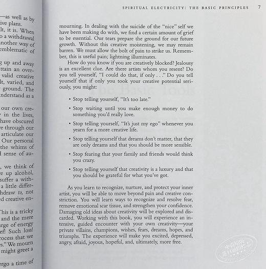 【中商原版】创意，是一笔灵魂交易（25周年版） Julia Cameron 英文原版 The Artist's Way (25th Anniversary Edition) 商品图6