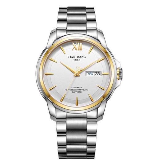 天王表征服者第一代男士机械表腕表 商品图0