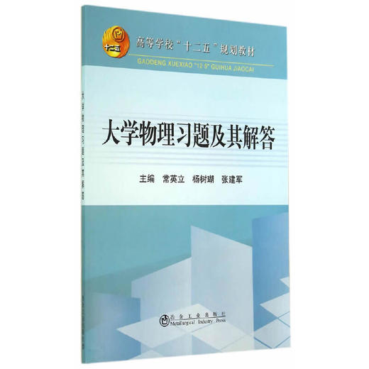 大学物理习题及其解答/常英立 杨树瑚 张建军 商品图0