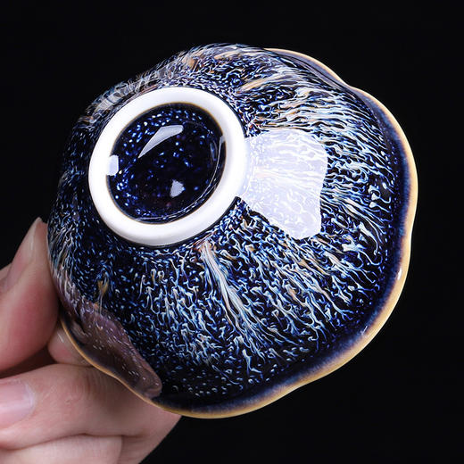 单杯曜变天目釉主人杯功夫茶杯复古茶盏品茗杯陶瓷个人杯 商品图2