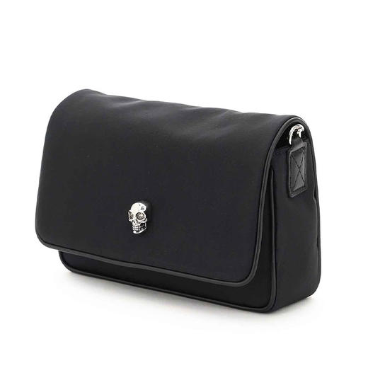 MCQ 麦昆 女士小号骷髅头斜挎包 黑色 666119 16XAA 1000 商品图1
