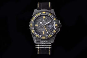 NOOB新品 匠心合一 追梦不止碳纤维定制版，腕表佩戴轻便，外表坚硬，每一只腕表都拥有的碳纤花纹。 【表壳】腕表尺寸40X12.4吻合原装。NOOB匠心铸造碳纤维劳力士的独特风采