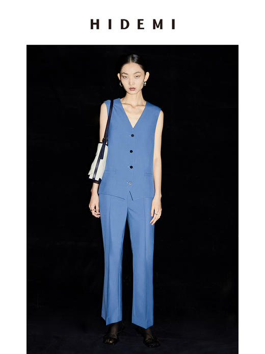HIDEMI简约设计感西装四件套/西装/马甲/半裙/九分裤 商品图6