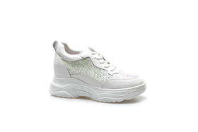 豪麟名鞋奥莱迪嘉女装牛皮革时尚老爹鞋DJXXA12WX005白色 原价1660元