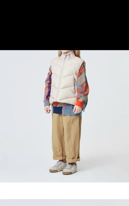 江南布衣童装21秋装新款男女童时髦羽绒马甲1L8C06530 商品图3