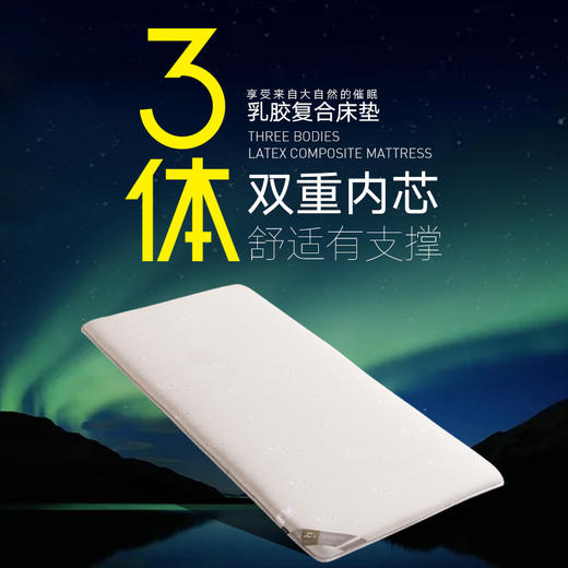 大学生宿舍90CM单人床减压乳胶床垫 商品图0