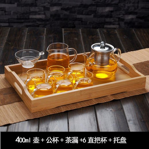 【茶具】耐热玻璃茶具套装 红茶煮茶壶茶杯 商品图1
