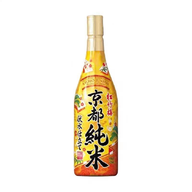松竹梅京都纯米清酒720ml 原装进口纯米清酒 伏见水酿*LFYC*