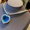 价值3000+ 七夕福利！杨幂款 海洋之心项链 简约高贵 超闪耀 全场最亮 上身立马气质倍增！女总裁/女高管/女微商团队长/女boss 配礼服巨有气质 链子可拆 预售 商品缩略图2