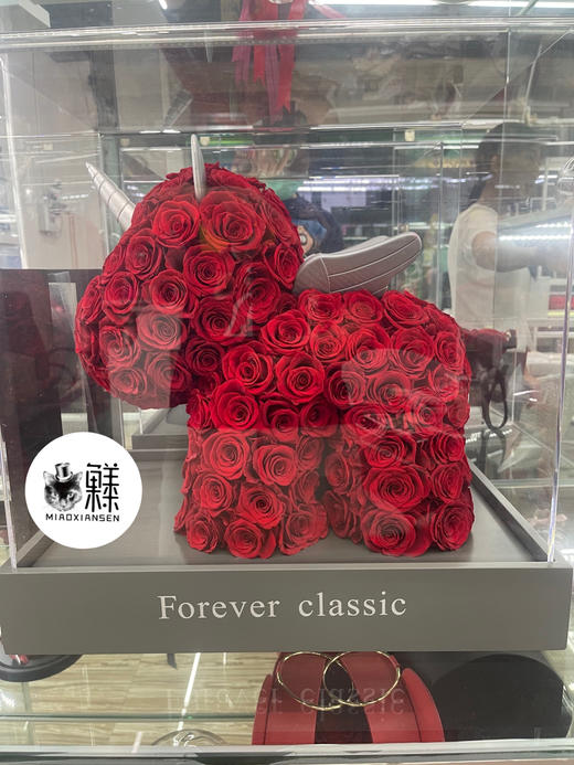 至尊独角兽🦄【爱情守护神】永生玫瑰花制作（超大永摆放） 商品图1